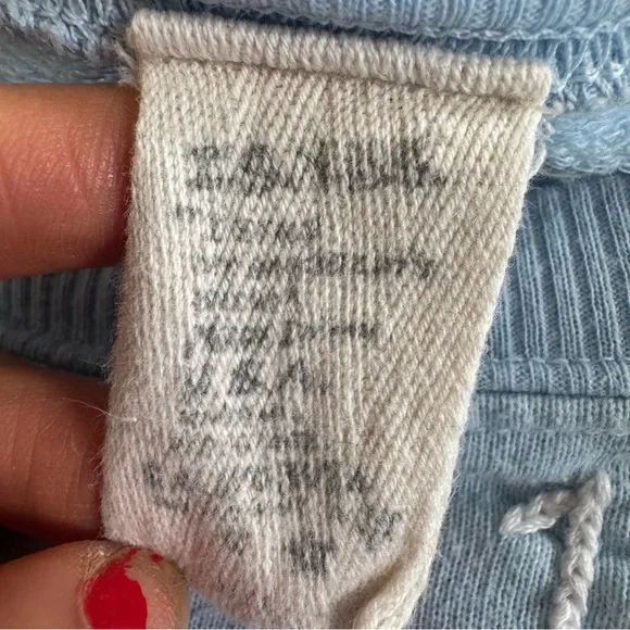 I STOLE MY BOYFRIEND'S SHIRT sweatshirt pullover crewneck embroidered large - Picture 3 of 8